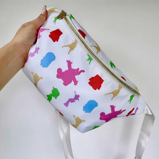 Emotions Print Crossbody Bag