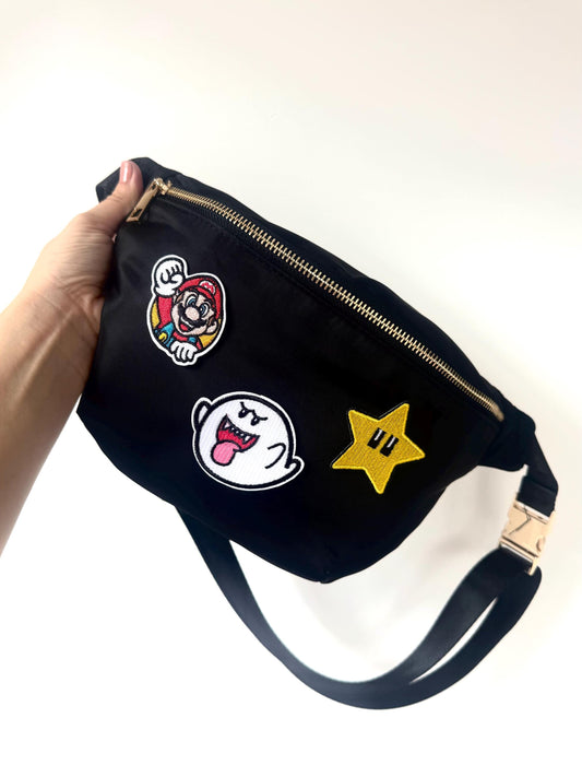 Customisable Patch World Park Inspired Crossbody Bag