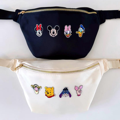 Customisable Mini Patch Character Crossbody Bag