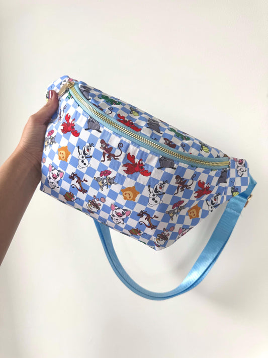 Check Sidekicks Print Crossbody Bag