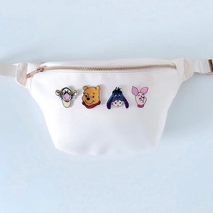 Customisable Mini Patch Character Crossbody Bag