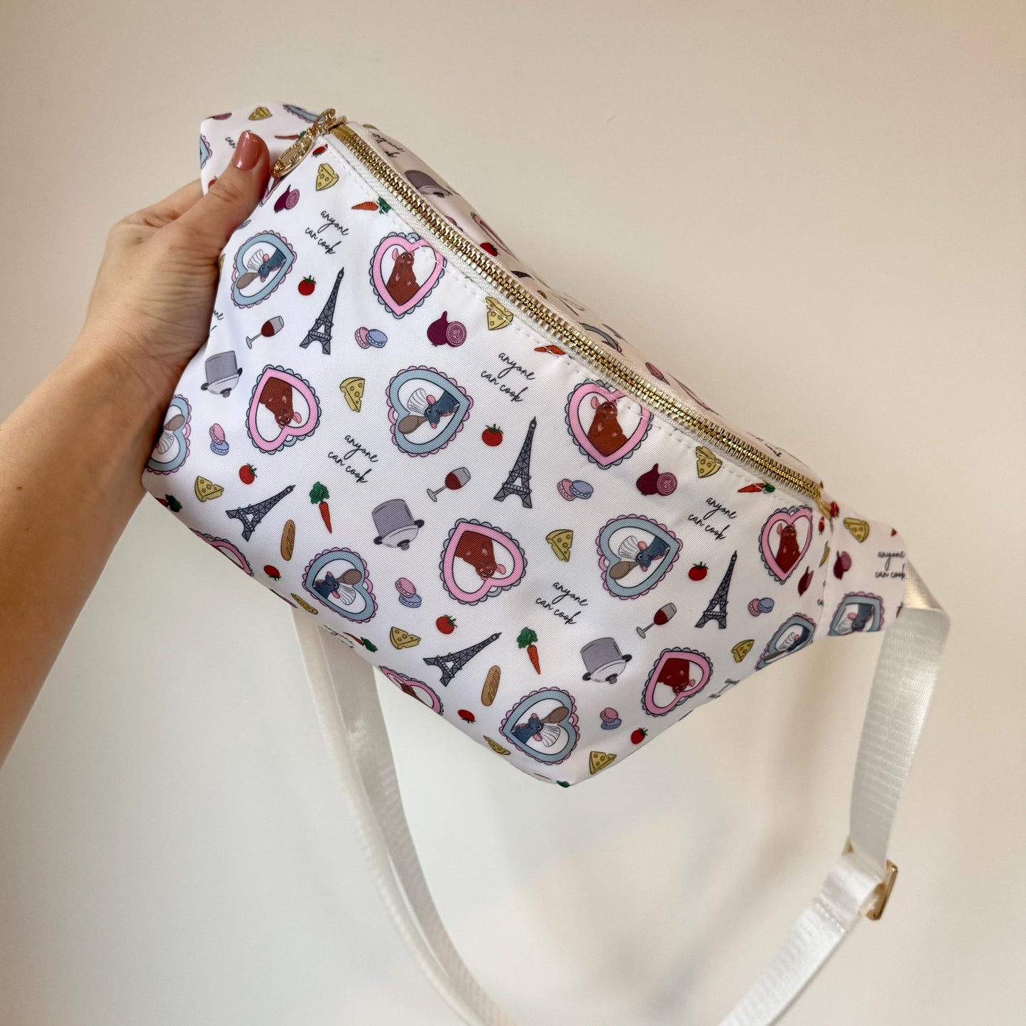 Little Chef Print Crossbody Bag