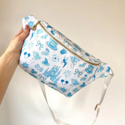 Blue Magic Park Print Crossbody Bag