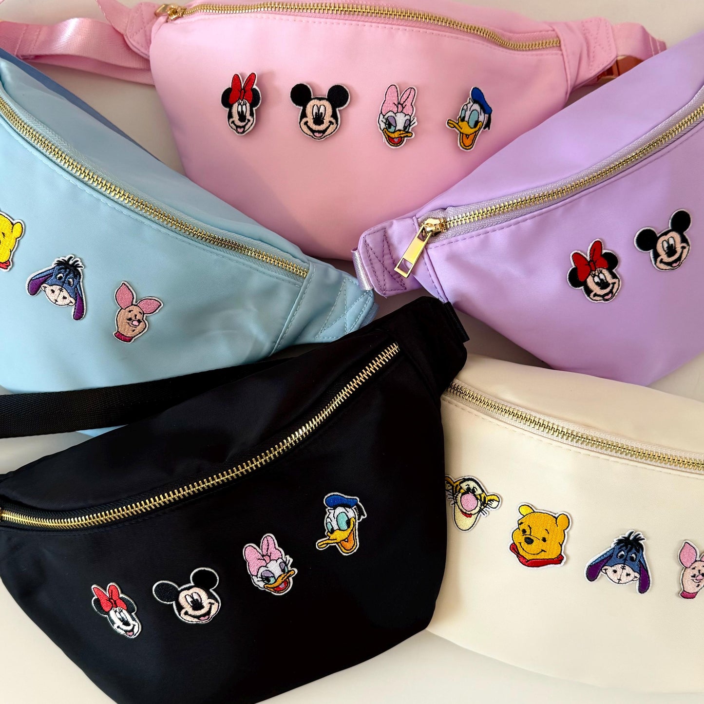 Customisable Mini Patch Character Crossbody Bag