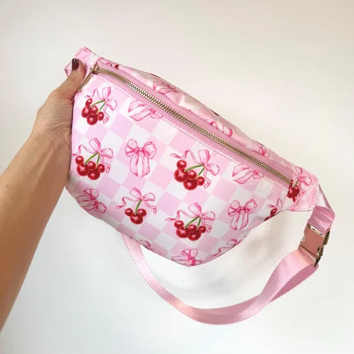 Cherry Print Crossbody Bag
