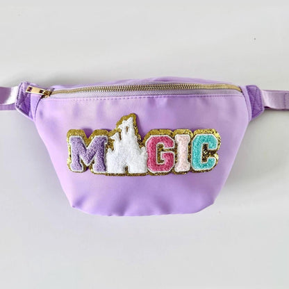 Customisable "Magic" Glitter Single Patch Crossbody Bag