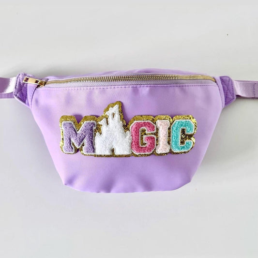 Customisable "Magic" Glitter Single Patch Crossbody Bag