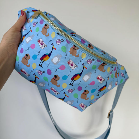 Paradise Falls Adventure Print Crossbody Bag