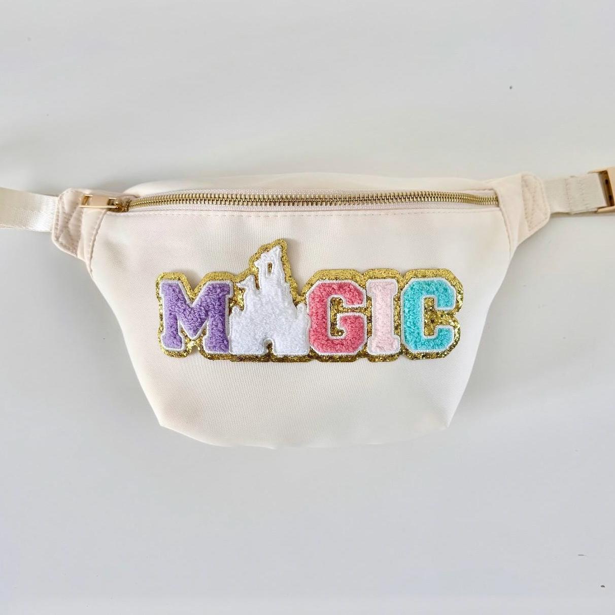 Customisable "Magic" Glitter Single Patch Crossbody Bag