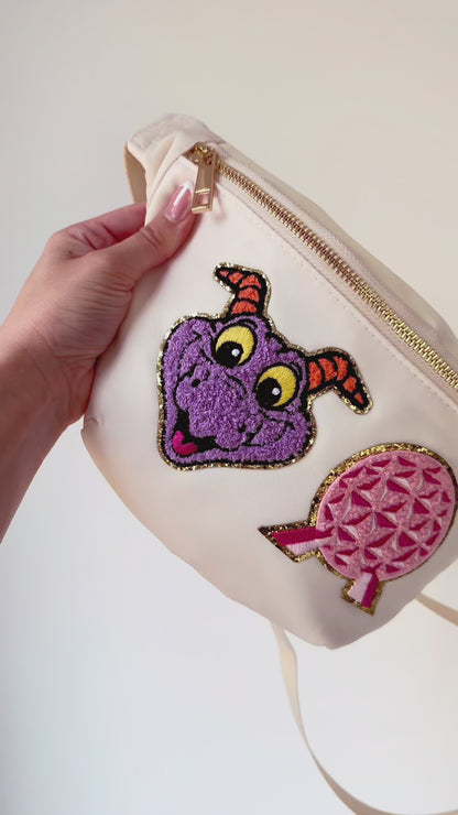 Customisable Patch Character & Movie Inspired Crossbody Bag